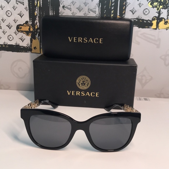 ?️ Versace VE4394 3916 Cat-Eye Sunglasses – Black – Authentic Designer Shades main image 5
